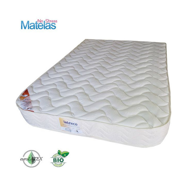 Matelas Demi Corbeille 150x190 Bio 100 % Latex Naturel