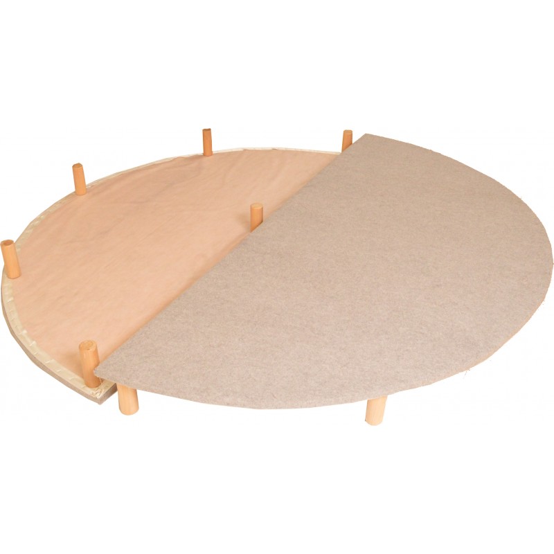 Sommier Rond version économique sur pieds Sommier Rond version économique sur pieds