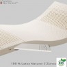 Matelas Demi Corbeille 160x200 Bio 100 % Latex Naturel