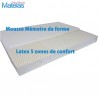 Matelas Demi Corbeille 160x200 mousse à mémoire de forme