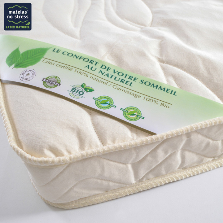 Garantie de notre Matelas 80x180 en Latex Naturel 