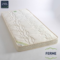 Charme Naturel: le Matelas bio en latex naturel idéal personne en dessous de 65 kgs en 130x180