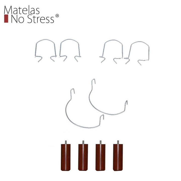 Sommier Déco Relaxation Electrique Coloris Merisier