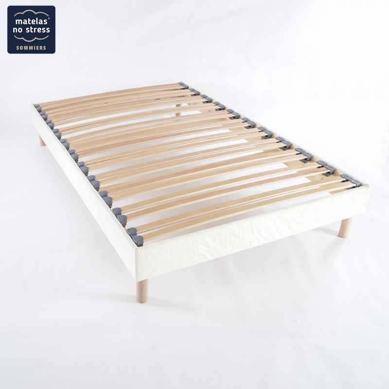 Sommier à lattes 120x190 - Fabricant français - Matelas No Stress