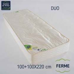 Le Matelas duo en 100x220 Prestige confort Optimum