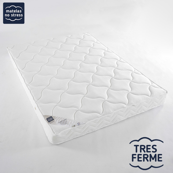 Matelas mousse corbeille coins arrondis 18 cm  HR 50 Très ferme