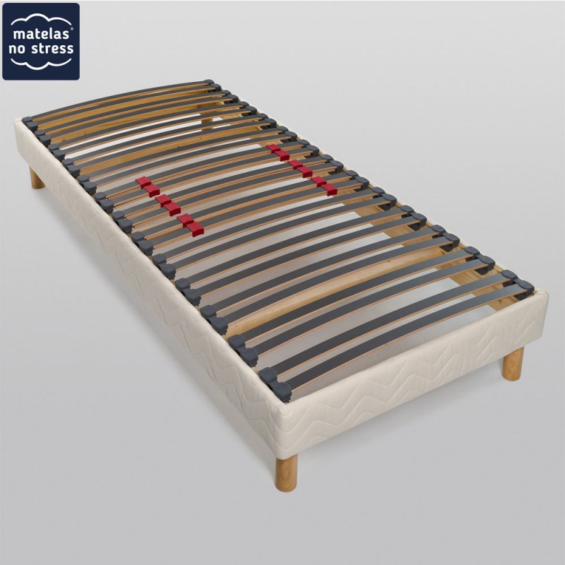 Sommier à lattes 120x190 - Fabricant français - Matelas No Stress