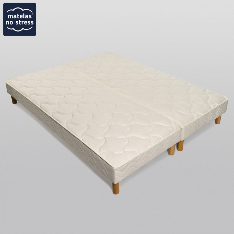 Sommier Tapissier Lattes Fixes Taille King Size 220x200