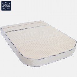 Matelas LATEX 16 cm CAMPING CAR FACE DESSOUS