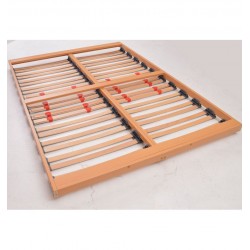 Sommier cadre plat encastrable pour lit 130x190