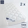 Matelas Latex 2x80x200 PHYSIO+ Ferme 3 zones 18 cm