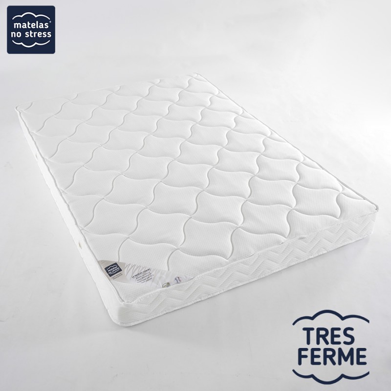 Matelas mousse demi corbeille coins arrondis 18 cm 2x80x190 Matelas mousse demi corbeille coins arrondis 18 cm 2x80x190