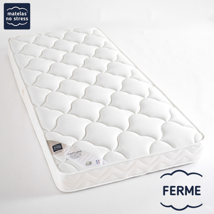 Le Matelas lit tiroir 85x190 une personne en mousse 12 cm  pas cher