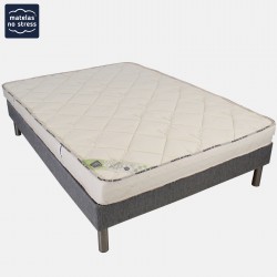 Ensemble Matelas Elégance + avec son Sommier Antiglisse