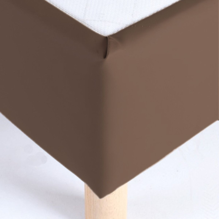 Notre sommier tapissier couleur  chocolat