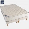 Ensemble Matelas 160x200 FERME Ergo form+ avec ses Sommiers Tapissier