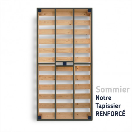 Sommier Tapissier renforcé Lattes fixes Sommier Tapissier renforcé Lattes fixes