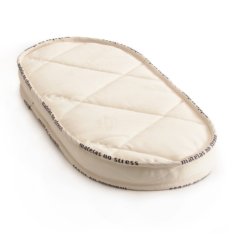 Le matelas couffin 30x70 bio en fibres de coco expliqué Des composants naturels pour la santé et le confort de votre bébé. Une âme en fibres de coco un produit naturel et écologique, fabriqué à partir de fibres de coco agglomérées avec du latex. Une face hiver, 500 gr en laine Bio conçue avec une attention particulière pour apporter une meilleure respirabilité, ainsi qu'un confort douillet. Une face été, avec 500 gr de coton pour apporter un effet de fraicheur. Matelas en fibres de coco laine et coton bio conçu à partir de composants naturels dans le respect de l'environnement. Spécificités technique du matelas couffin en fibres de coco de dimension 30x70: Les avantages de la fibre de coco pour la composition du matelas de votre bébé. Densité : 70 kg / m3 donc équilibré Coutil du matelas ( enveloppe) : ORGANIC: 40 % BIOCOTON 60 % FAIRBIOCO, coton issu de l'agriculture biologique, garantie sans aucun traitement chimique. Son nappage : laine face hiver et coton face été.  Conditionnement de votre matelas : le matelas 30x70 couffin confort nature en fibres de coco que vous avez choisi, réalisé par Matelas No Stress® a été emballé par nos soins dans une housse respectueuse de l'environnement en matière recyclée , dans notre atelier à Tourcoing, dans le Nord de la France, pour être préservé jusqu'à son arrivée chez vous. Livraison : Livraison gratuite dans toute la France métropolitaine. Voir les conditions de fabrication et livraison.