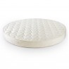 Matelas Rond en Latex 100% Naturel tailles de 2m à 2m20 (200x200, 210, et 220x220)