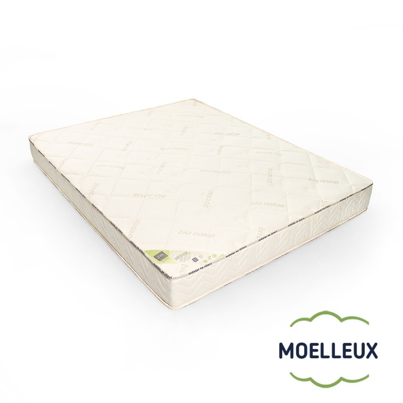 Le matelas 100 % latex naturel BIO moelleux 7 zones de confort 2 personnes Le matelas 100 % latex naturel BIO moelleux 7 zones de confort 2 personnes