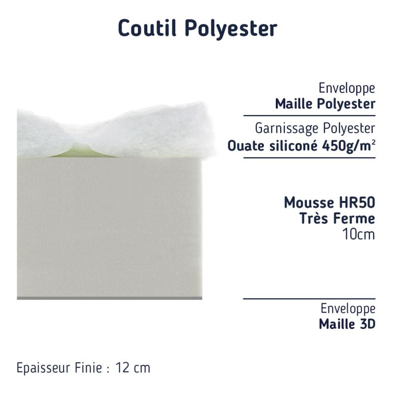 Matelas lit tiroir 80x180 mousse 12 cm très ferme Matelas lit tiroir 80x180 mousse 12 cm très ferme