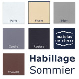 Sommier Rond 240cm ficelle