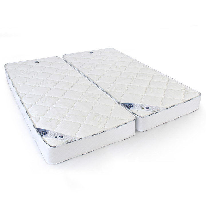 Matelas enveloppant 2x80x190 maintien équilibré très moelleux