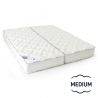 Matelas 2x70x190 accueil moelleux soutien latex souple