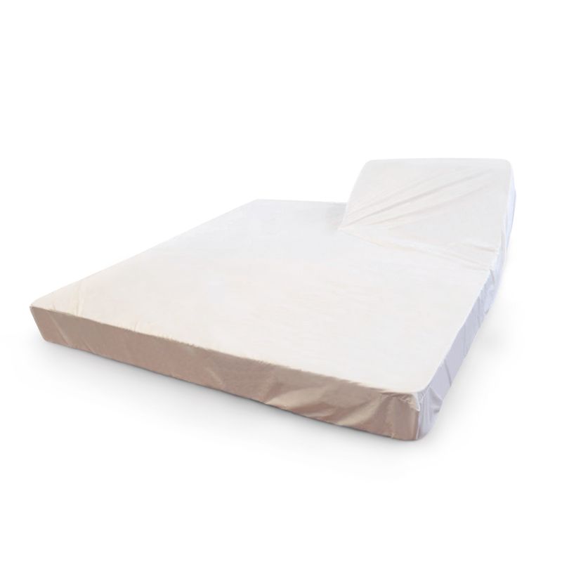 Drap housse blanc 60x120 protection matelas - Matelas No Stress