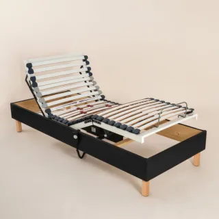 Sommier Electrique, Relaxation et Déco cuir - 6 coloris