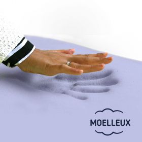 matelas latex 5 zones ferme mémoire de forme moelleux