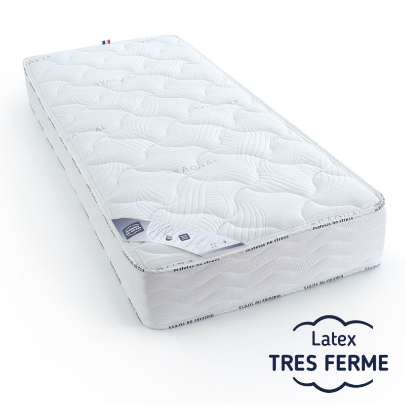 Matelas latex très ferme literie engagée avec Seaqual®