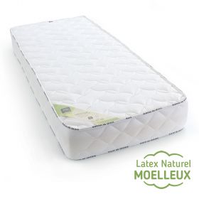 Matelas enveloppant avec soutien ferme en latex naturel 22 cm