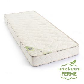 Matelas 100 % latex naturel BIO ferme 5 zones 18cm