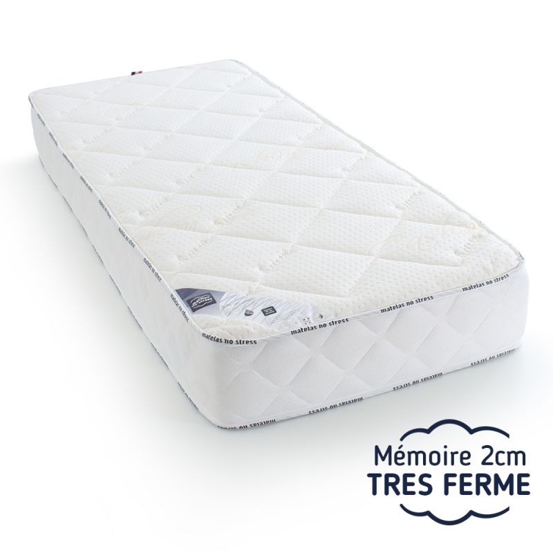 matelas latex très ferme et mémoire de forme - Matelas No Stress