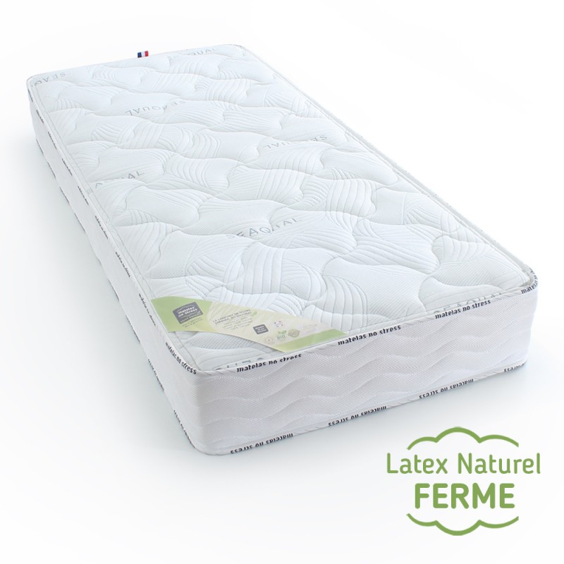 Matelas 90 x 200 cm 5 Zones Gris et Blanc à Ress…