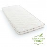 surmatelas en latex 100% naturel, pure laine vierge et coton bio, confort ferme, taille 120x200