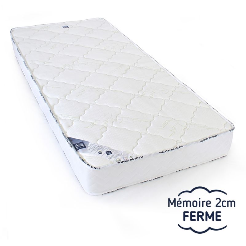 Matelas Latex et Mousse à Mémoire de forme 70x190 - Matelas No Stress