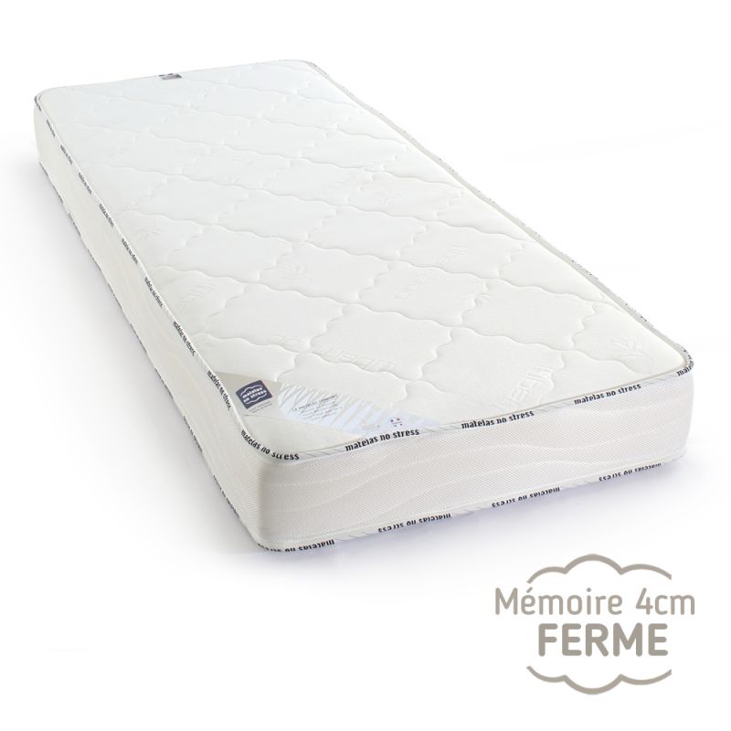 Matelas a memoire de forme, taille 70x200, très moelleux 