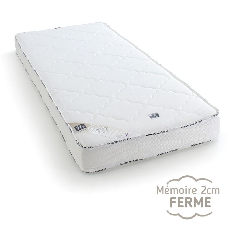 matelas memoire de forme, 80x200 ferme