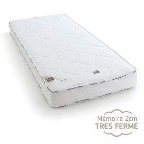 matelas en mousse très ferme 90x190 avec mémoire de forme