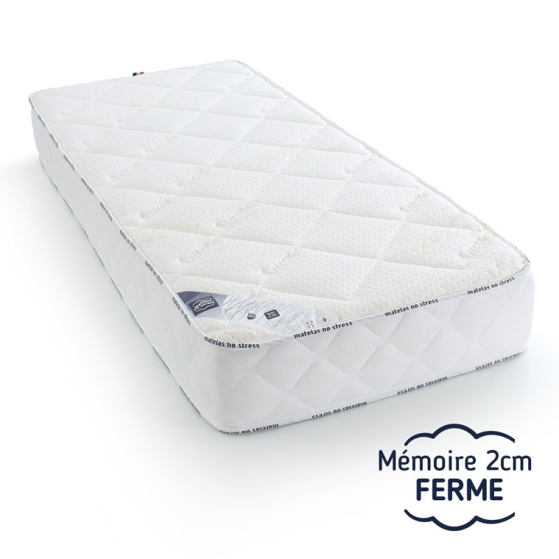 Matelas à mémoire de forme équilibré 90 x 200 cm PICCOLO 