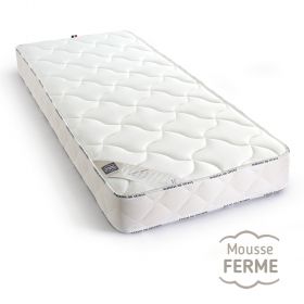 Matelas 90x210, 18 cm confort équilibré, mousse HR