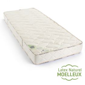 matelas élégance 100 % latex naturel 120x180 BIO moelleux