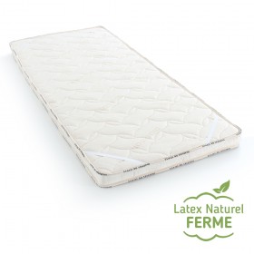 Ce Surmatelas en latex naturel laine et coton bio 70x190