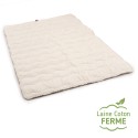 surmatelas 140x190 Naturel, laine et coton, contre la transpiration