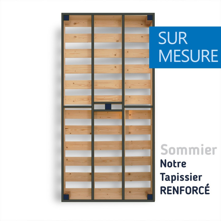 Lit ultra solide sur mesure pour gros 200kg et plus