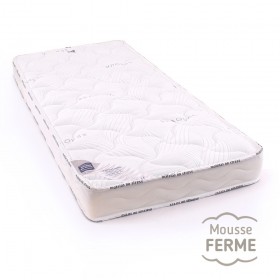 matelas d'enfant, en mousse ferme et coutil 20% Seaqual, pas cher