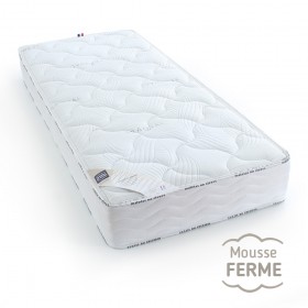 matelas d'enfant, en mousse ferme, épaisseur 18cm et coutil 20% seaqual