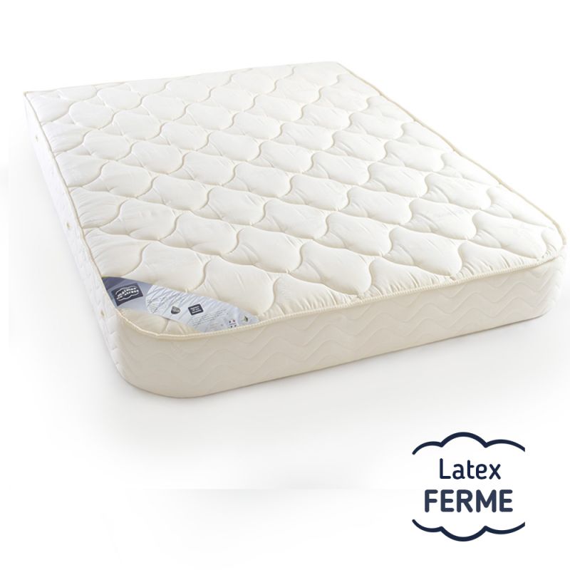 Matelas + Alèse 120x190 x 23,5 cm - Soutien Ferme - Mousse 40 Kg